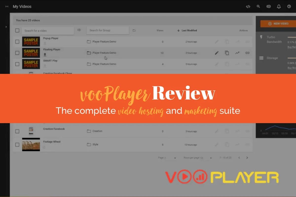 vooPlayer Review: The Best Video Marketing Tool
