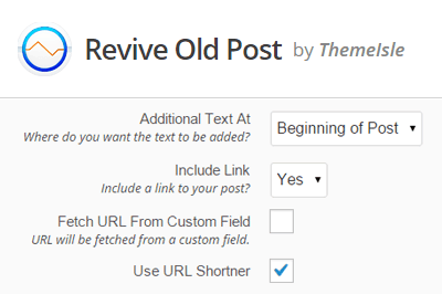 Revive Old Posts