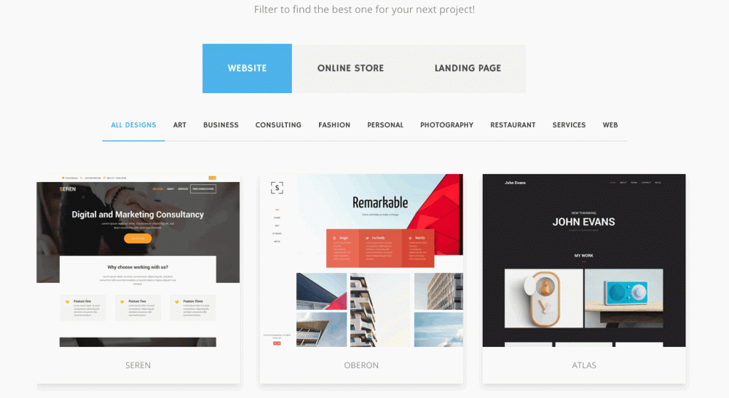 Simvoly Review: Registering a new account