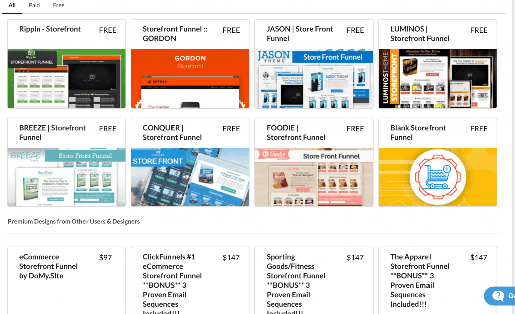 Clickfunnels Pre-Built Funnels