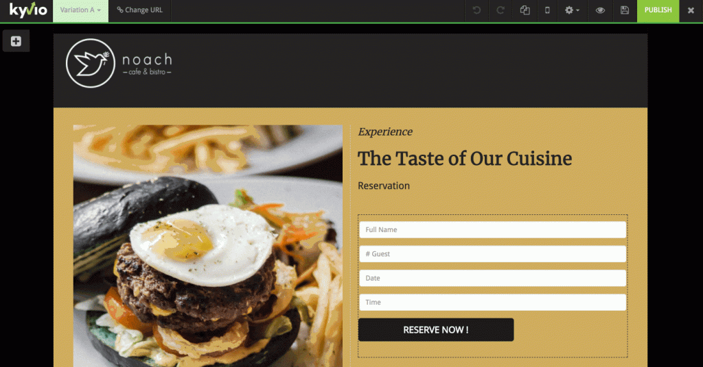 Kyvio's Page Builder