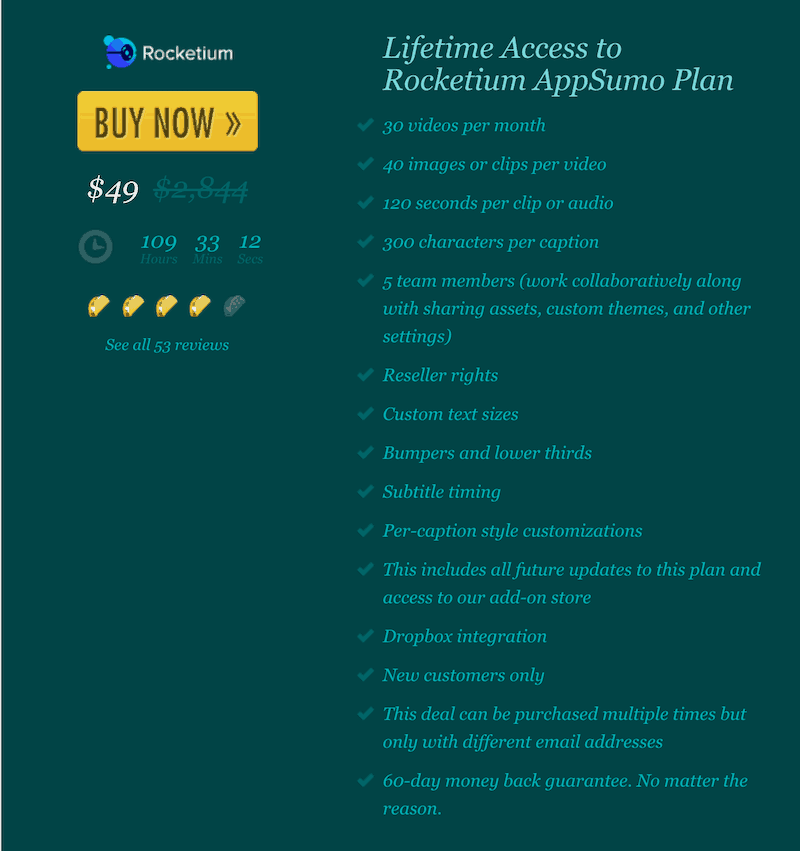 Rocketium AppSumo Lifetime Deal