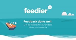 An image of a boat with the words'feeder done well'.