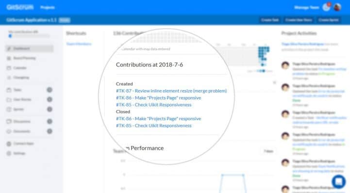 A screen shot of a dashboard with a blue background.