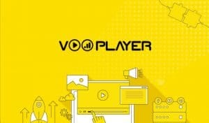 A yellow background with the word vooplayer on it.