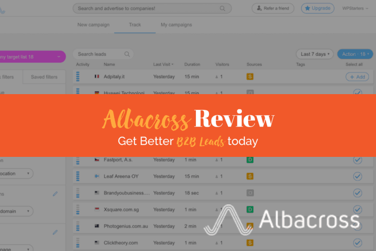 Albacross Review: Track and Target Companies Effectively