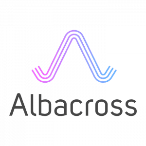 The logo for albacross.