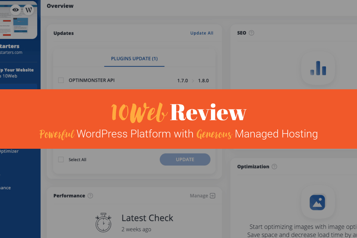 10Web Review: Interesting Managed WordPress Hosting & More