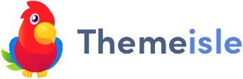 Themeisle logo with a red bird on it.