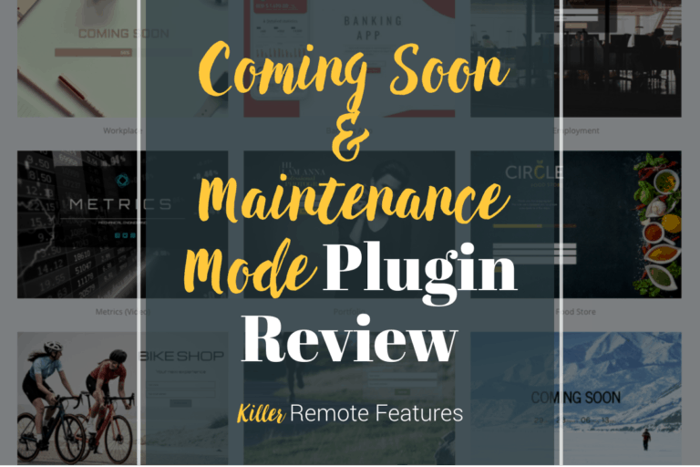 Coming Soon & Maintenance Mode Plugin Review