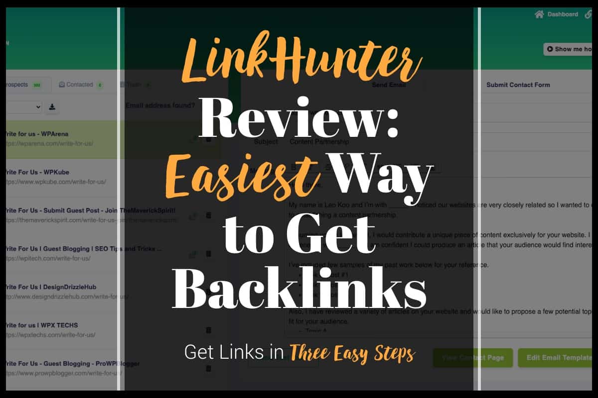 LinkHunter Review: Build Backlinks Easily