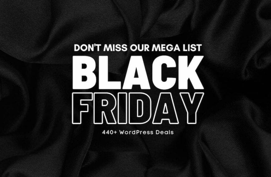 Mega List of WordPress Black Friday Deals 2021