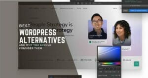 A wordpress page with the words'best strategy for wordpress alternatives'.